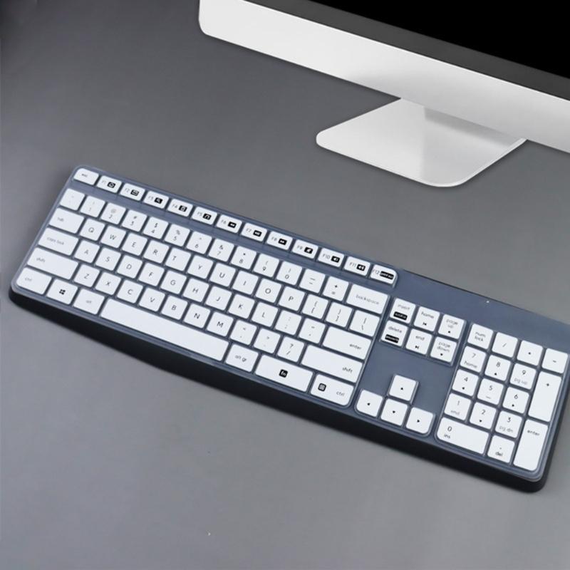 Силиконовые защитные накладки для клавиатуры для K235 K375 MK235 MK315 для ноутбука, пыле- и влагозащитная прозрачная пленка