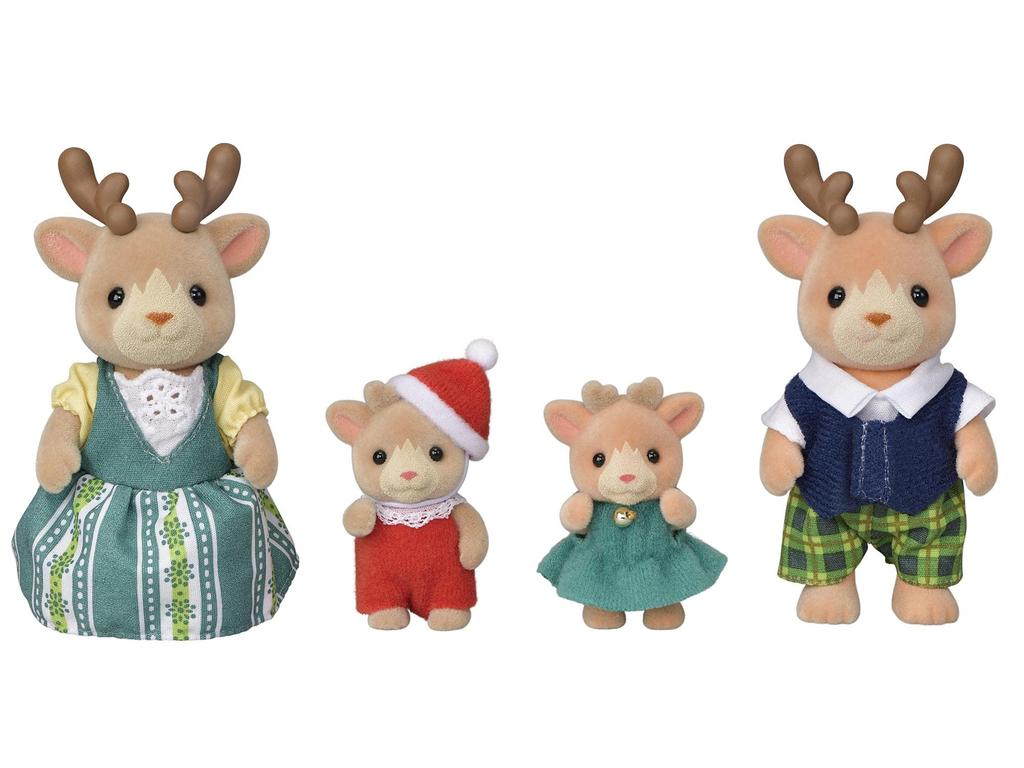 Sylvanian Families Doll ST Mark Certification Ages Toy Dollhouse Sylvanian Families EPOCH [Reindeer Family] FS-44 3+