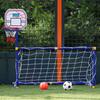 Soccer Goal Pool with Basketball Hoop Set for Kids 2 In 1 Outdoor Sports Basketball Stand Soccer Goal