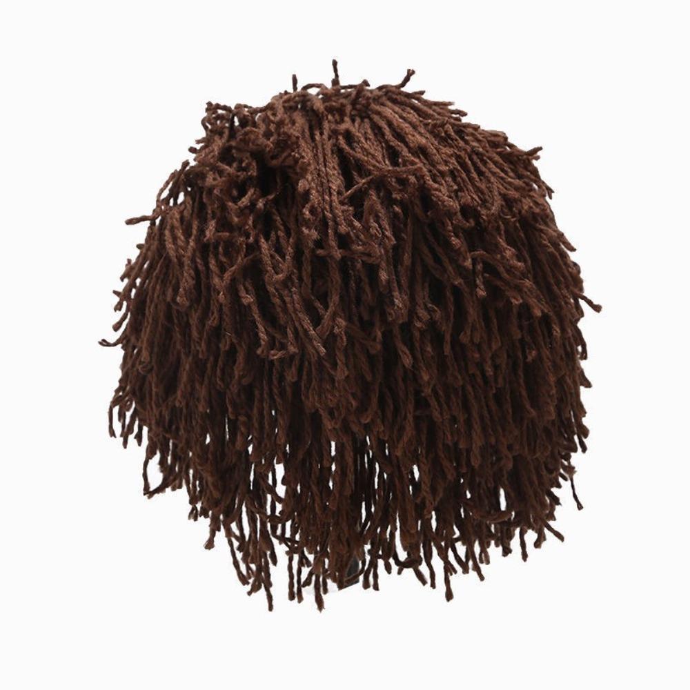 Wig Funny Party Balaclava Handmade Crochet Africa Roots Wig Braid Hat Reggae Dreadlocks Wig Men Wig