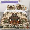 Anubis Pattern Bedding uilt Set uilt Cover Pillowcase Home Decoration Birthday Gift (1 * duvet cover + 2 * pillowcase  without core)88