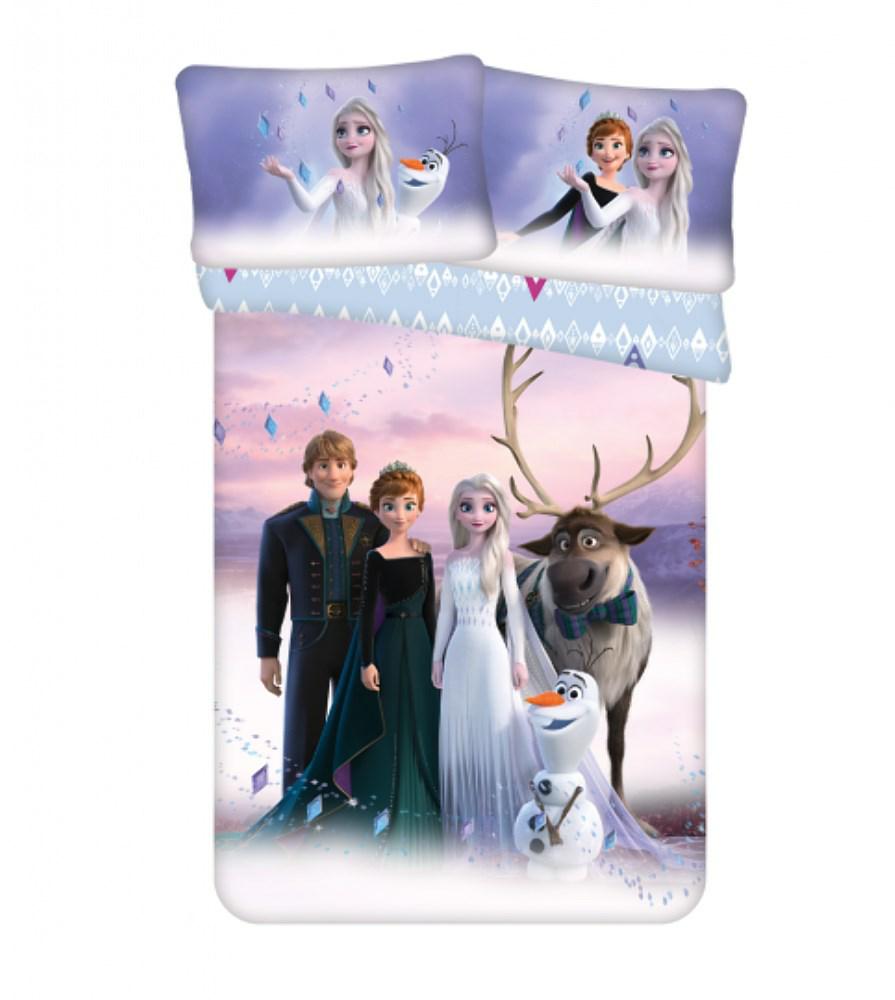 Pościel 100X135 Frozen Kraina Lodu 0745 Anna Elsa Do Łóżeczka Poszewka 40X60