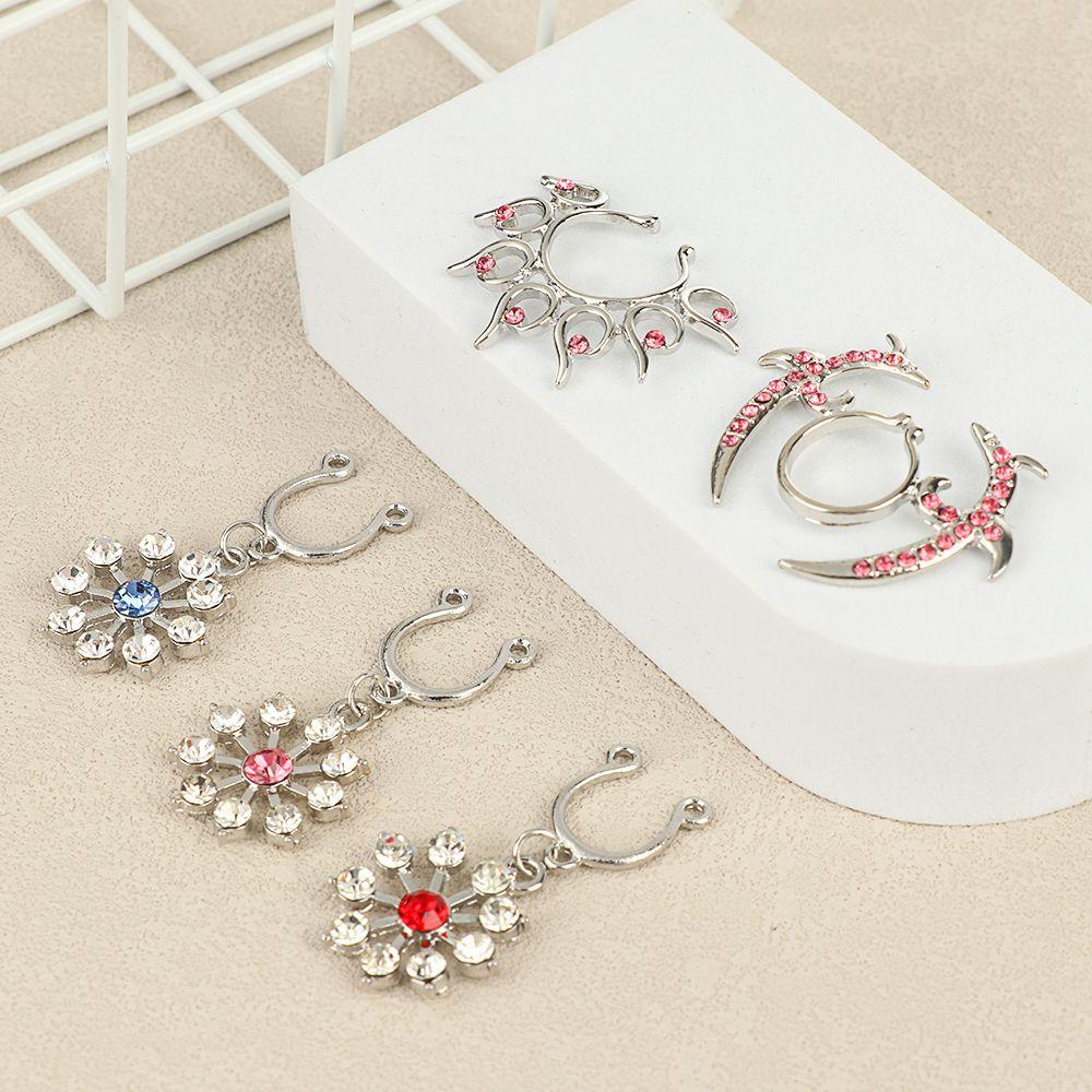 Nickel-free Fake Piercing Faux Nipple Fake Nipple Ring Body Jewelry Non-Piercing Non Piercing