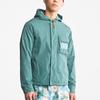 Timberland Casual Sports Hooded Jacket Men Jackets Blue Green A2E1P-CL6