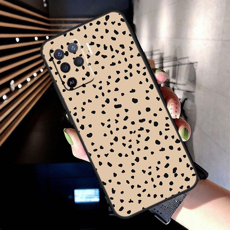 Чехол Леопардовый Загар Для Oppo A78 A98 A18 A38 A58 A60 A80 A40 A77 A57 A17 A74 A54 A94 A96 A76 A16 A15 A5 Pro