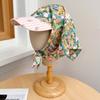 Plaid Scarf Peaked Cap Floral Triangle Headscarf Hat Headscarf Baseball Hat  Mountaineering