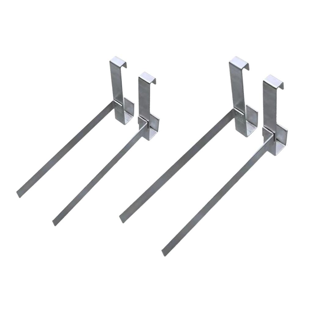 2Pcs Bee Hive Frame Grip Tools Outdoor Garden Accessories Stainless Steel for