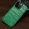 100% Natural Crocodile Leather Phone Case for iPhone 16 15 Pro Max 14 12 ProMax 13Pro 16 Plus 15Pro 16Pro 14Plus Luxury Cover