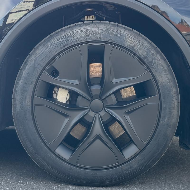For Tesla Model Y Juniper 4PCS Hub Cap Car Replacement Wheel Cap 19 Inch Performance Automobile Hubcap Cover Accessories 2025