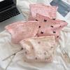Косметичка с тисненым рисунком, нежный стиль, вместительный дорожный органайзер для туалетных принадлежностей