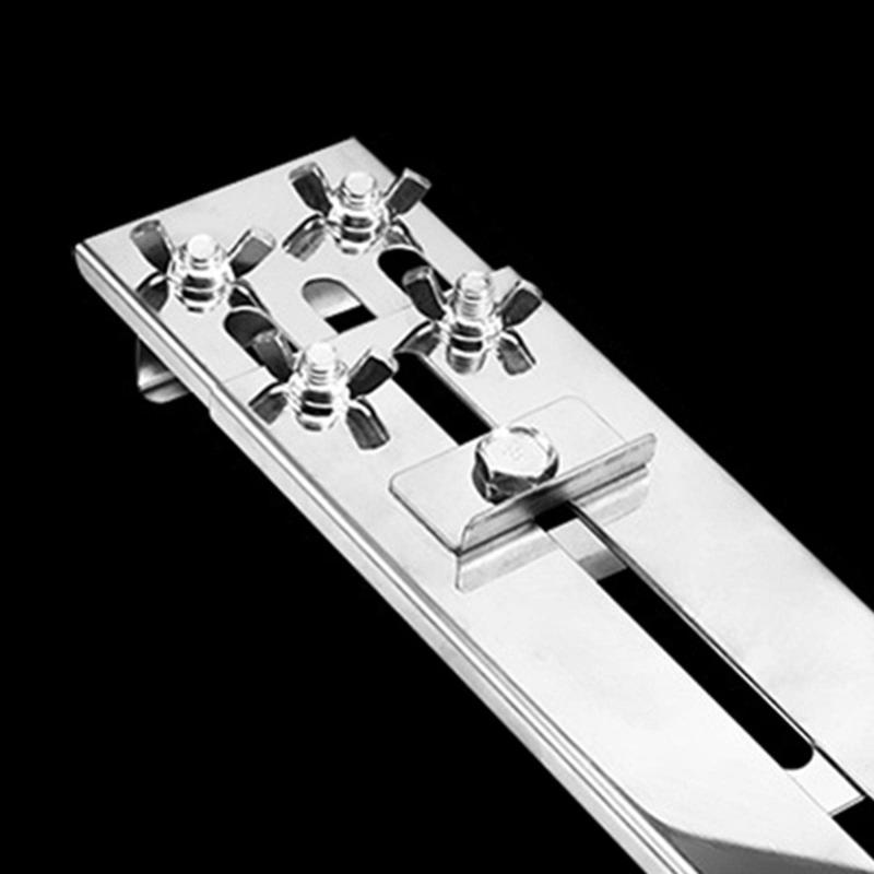 Нержавеющая сталь противоскользящий инструмент для заточки выдвижной кронштейн для заточки регулируемый нескользящий с барашковыми гайками кухонные гаджеты