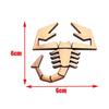 1pcs 3D Hot sale Metal Car Fender Side Logo Car Door Rear Bumper Tail Door Trunk Emblem Badge for Abarth 500 600 124 125 595