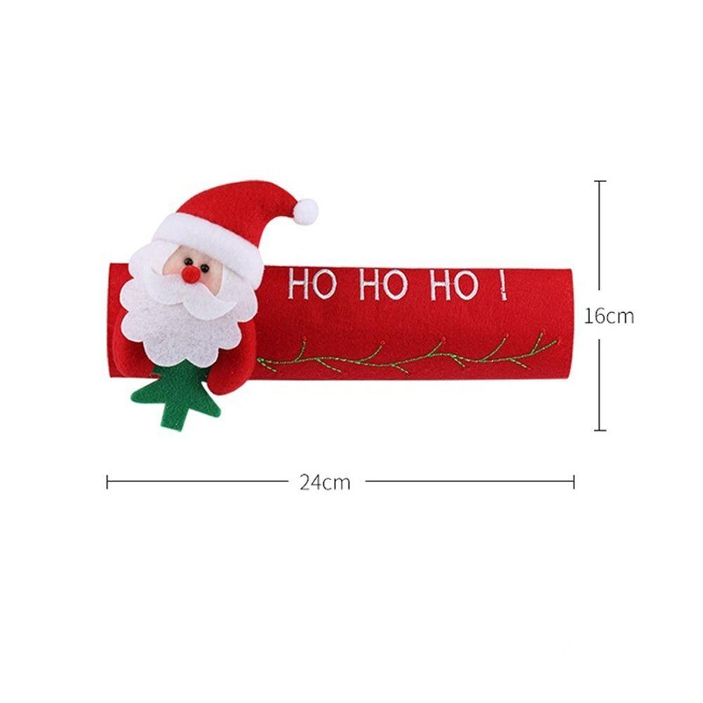 Oven Protector Christmas Decoration Door Handle Covers Home Decorations Fridge Handle Cover