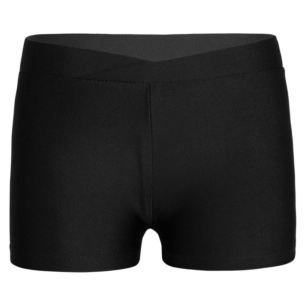 Детский трико без рукавов для девочек, танцевальная гимнастика, тренировочная танцевальная одежда, гимнастическое боди с повязкой на голову и шортами