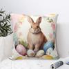 Яйца Зайчик Пасхальный Кролик Наволочки Кровать Автомобиль Подушка Чехол Милый Домашний Декор Наволочка 40*40