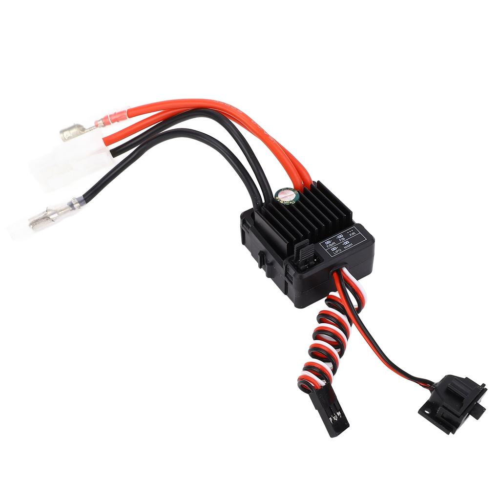 60A Brushed ESC Waterproof Dustproof Electronic Speed Controller for 110 RC Cars Boats