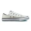 Converse Chuck Taylor All Star Low GS Winter Glitter Kids Sneakers White Silver Black 672099C
