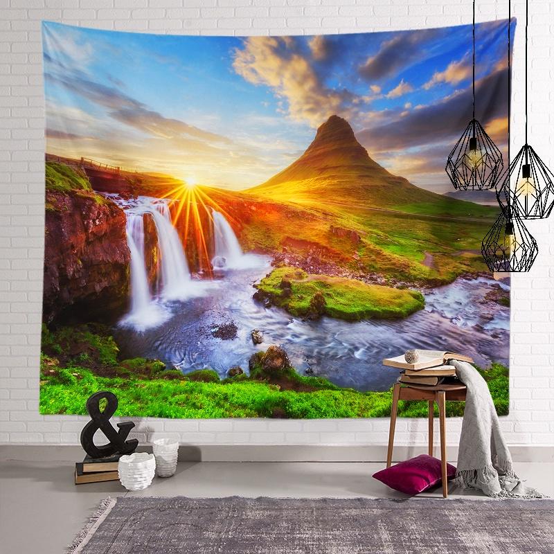 Настенный гобелен, ландшафтное покрытие, простыни для гостиной, пляжные полотенца, домашний декор