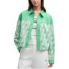 Fila Топ женский трикотажный с длинным рукавом и модным принтом логотипа Heritage, цвет мантис-зеленый F11W528502F-GN