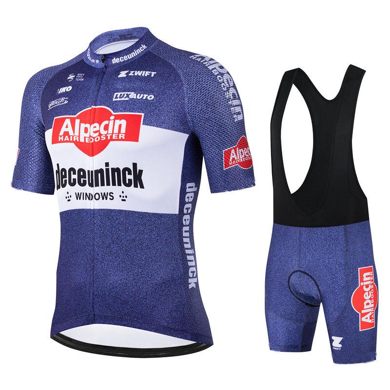 2026 Alpecin Pro Велосипедные Костюмы Мужские Велосипедные Шорты с Подтяжками Велосипедная Короткая Рукавная Одежда Bicicleta Велосипедный Джерси Ciclismo Hombre Черные Комплекты