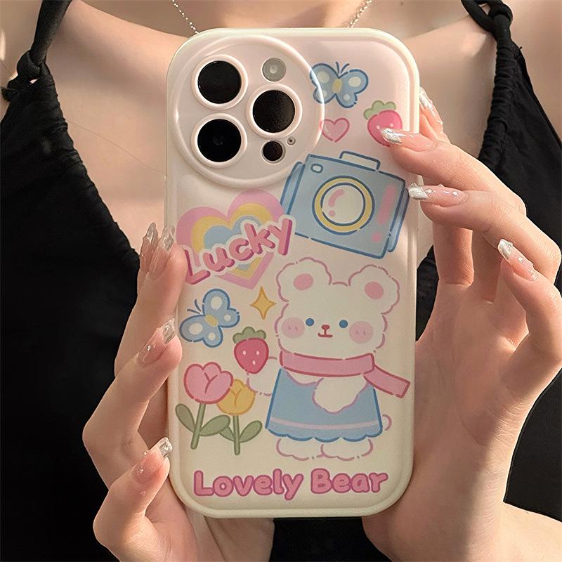 Силиконовый чехол Zhitai Apple 15 Pro Max Cartoon с воздушной подушкой для iPhone 11, 12, 13