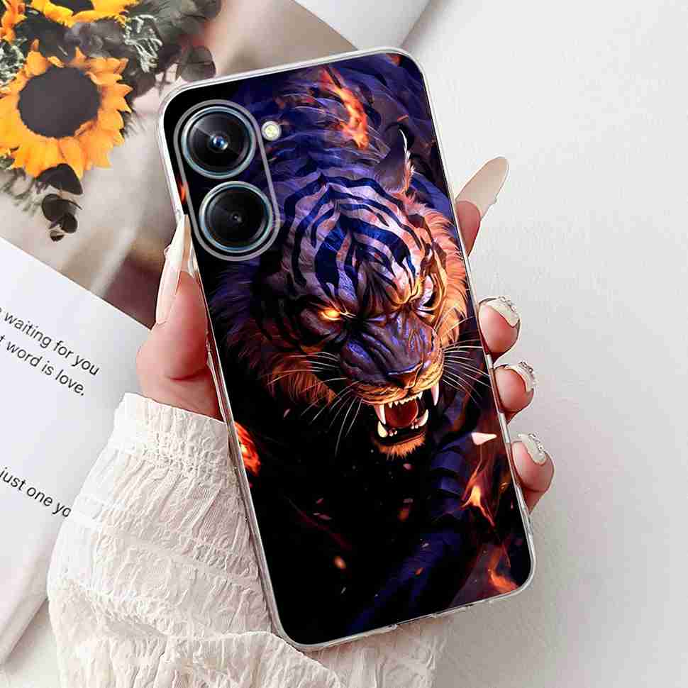 For Realme 10 Pro 5G 6.72" Case New Popular Flower Pattern Soft Silicone TPU Cover For Oppo Realme 10Pro 5G RMX3663 Bumper Shell