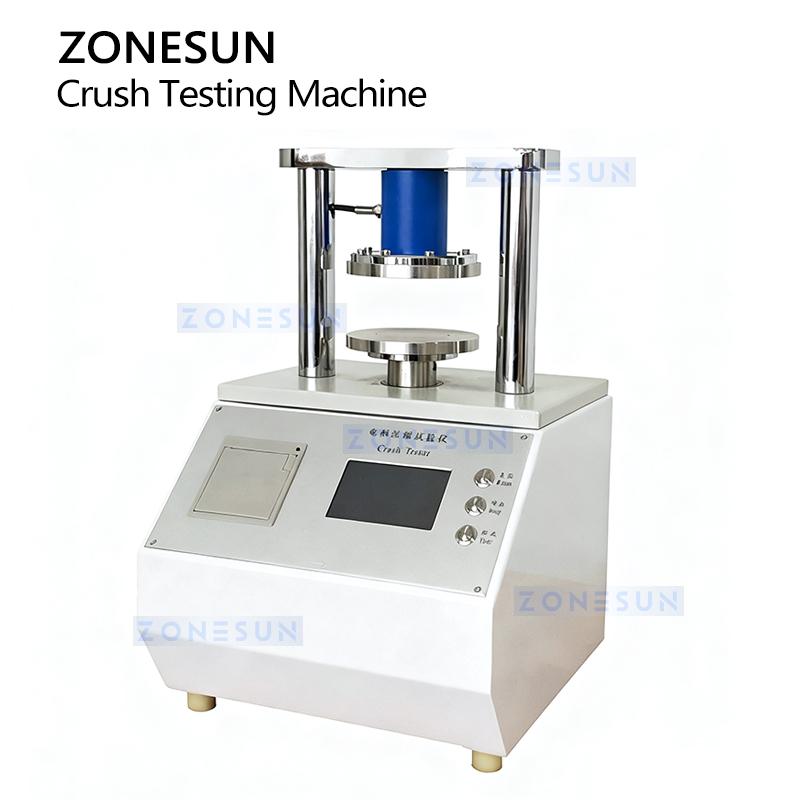 ZONESUN ZS-DTBT2 Multi Function Box Crush Tester RCT ECT FCT CMT Paperboard Corrugated Cardboard Testing Machine With Printer