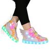 New Spring and Autumn Models Middle and Small Children Led Charging Luminous Shoes Children's Shoes USB Colorful Light Shoes Trendy