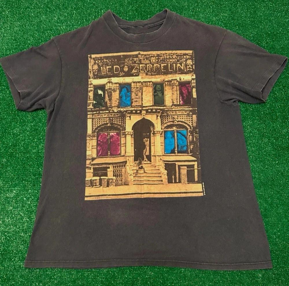 Vintage Led Zeppelin Double Sided T-Shirt – 1988 Album Inspired Tee S-4XL Unisex T-Shirt