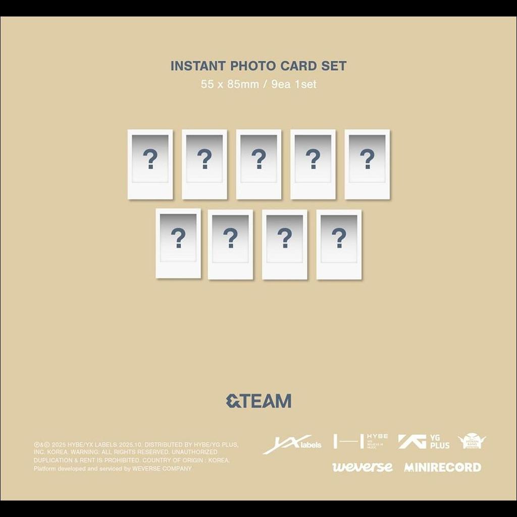 &TEAM - Back To Life Photocard Box (Weverse Albums Ver.) / KR 1st Mini Album