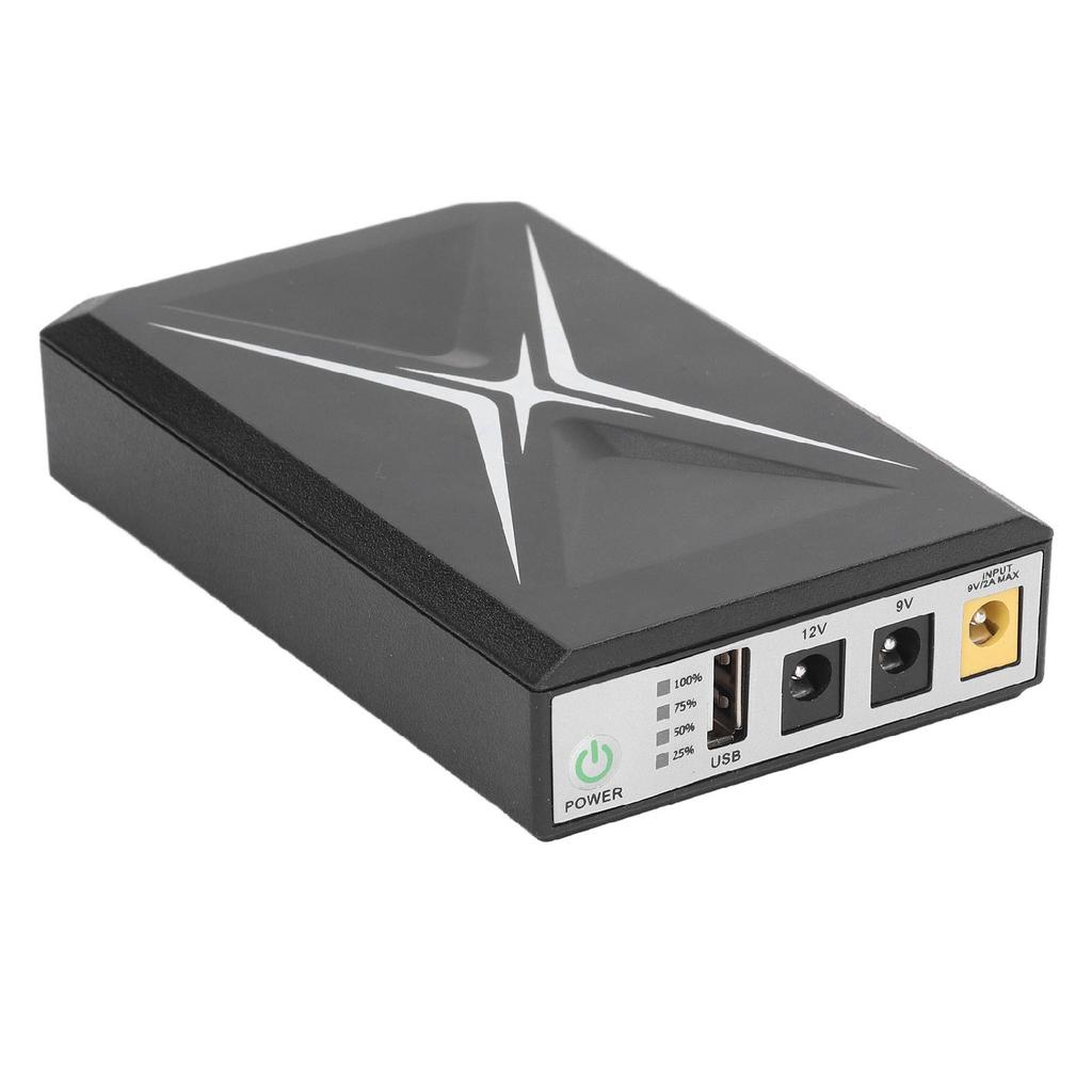 Источник бесперебойного питания 8800 мАч Высокоемкая Компактная система ИБП для камеры, WiFi-роутера, Вход 9 В постоянного тока