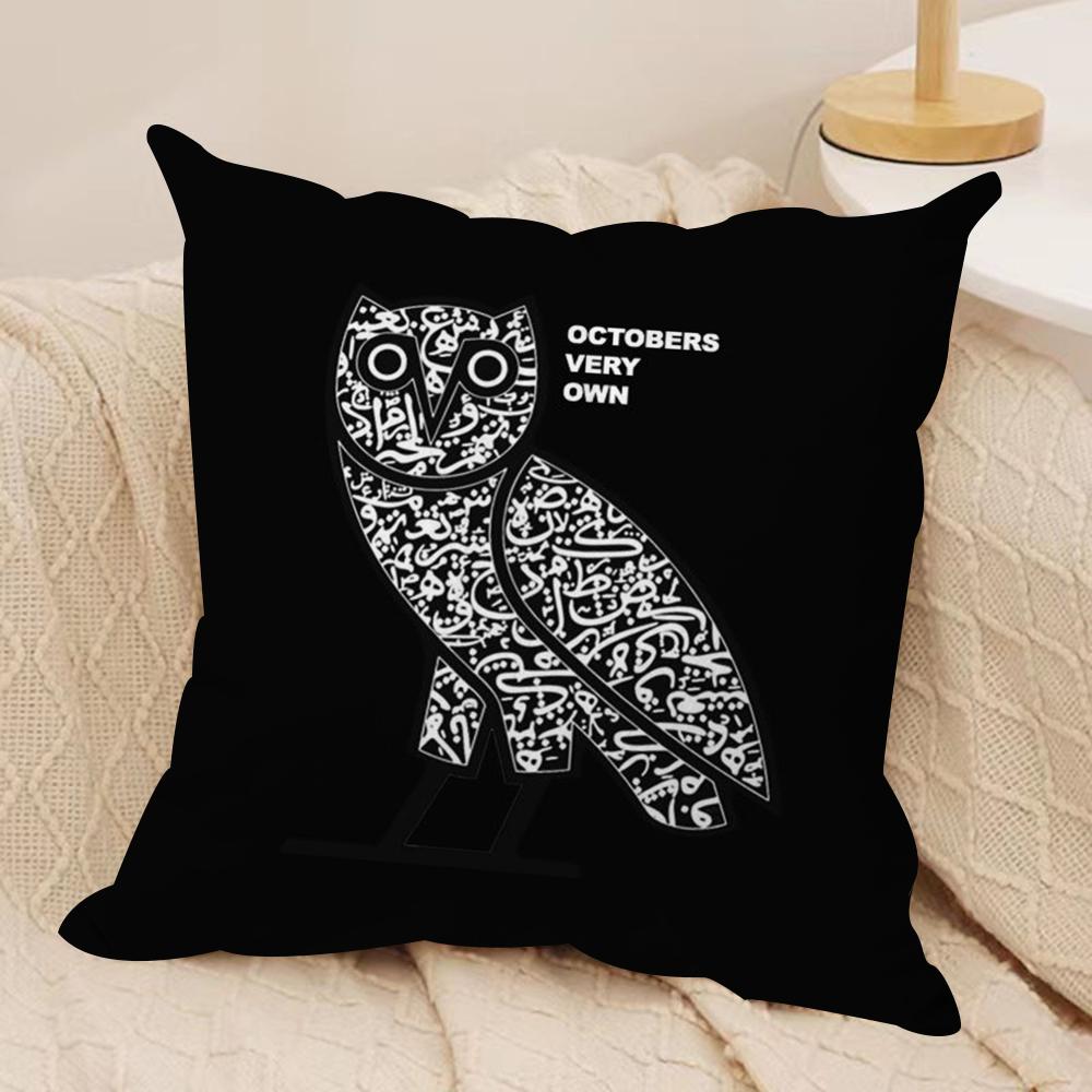 Роскошная наволочка DrakeO-O-OvO O-OWLS, шелковистый короткий плюш, двусторонняя печать, для дивана, для всех сезонов, декор для дома, подарок