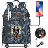 Kaiju 8 Printed USB Port Teen Student Backpack Casual Large Capacity Travel Daypack