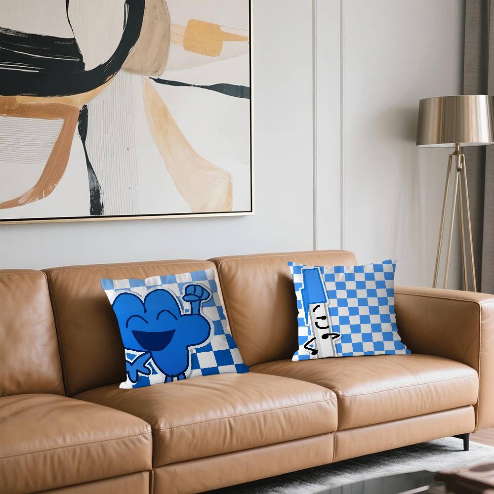 Мультяшная наволочка B-BFDI, декоративная наволочка для подушки, наволочка с принтом для дивана