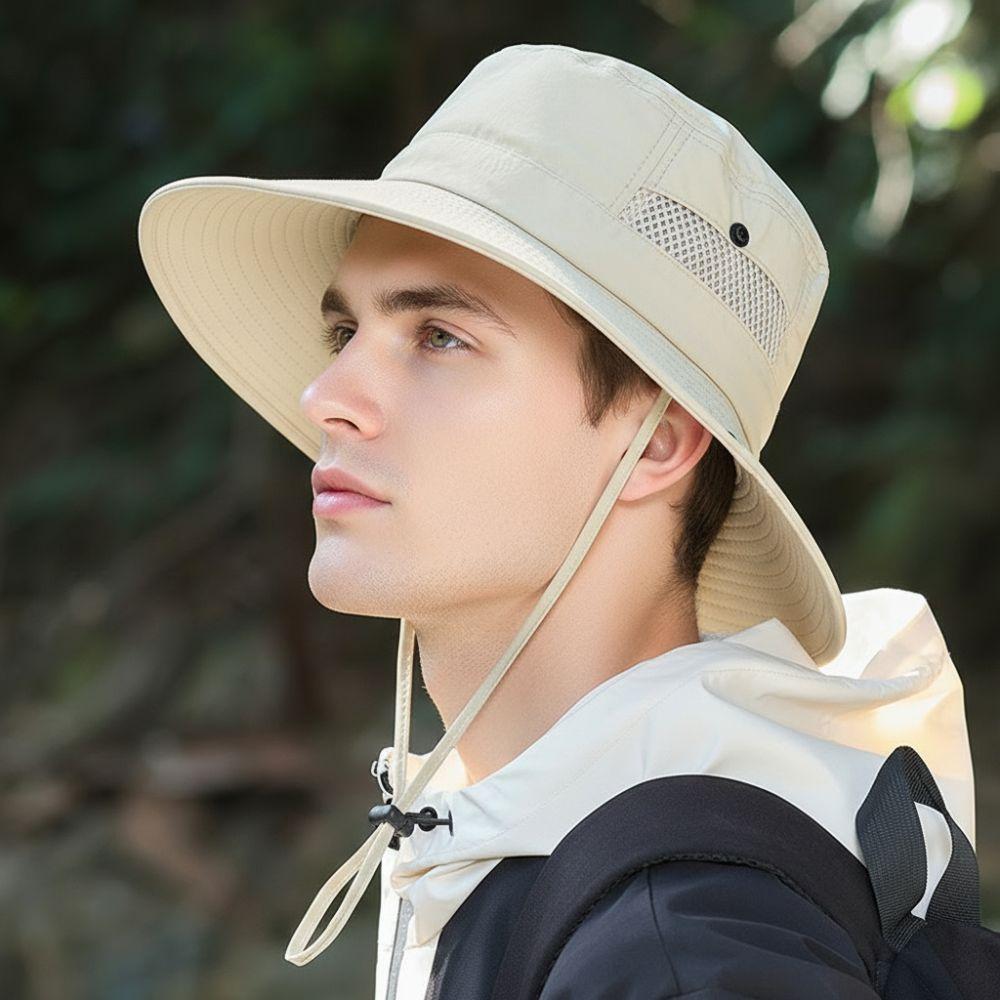Wide Brim Fishing Hat Foldable Fisherman Hat Fashionable Western Cowboy Hat Outdoor Camping