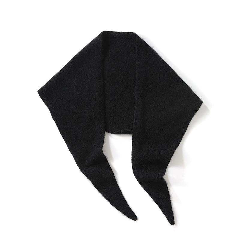 Женский кашемировый треугольный шарф: Мягкий, Теплый и Универсальный Шарф-манишка для Осени/Зимы