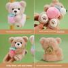 Plush Teddy Bear Keychain With Short Plush Material For Gift And Accessories