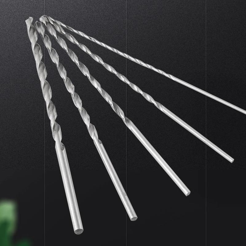 Набор сверл 5 шт. Сталь HSS Очень длинные Быстрорежущие 2 мм/3 мм/3,5 мм/4 мм/5 мм Сверла Аксессуары для электроинструментов Запчасти Сверла Ручной набор