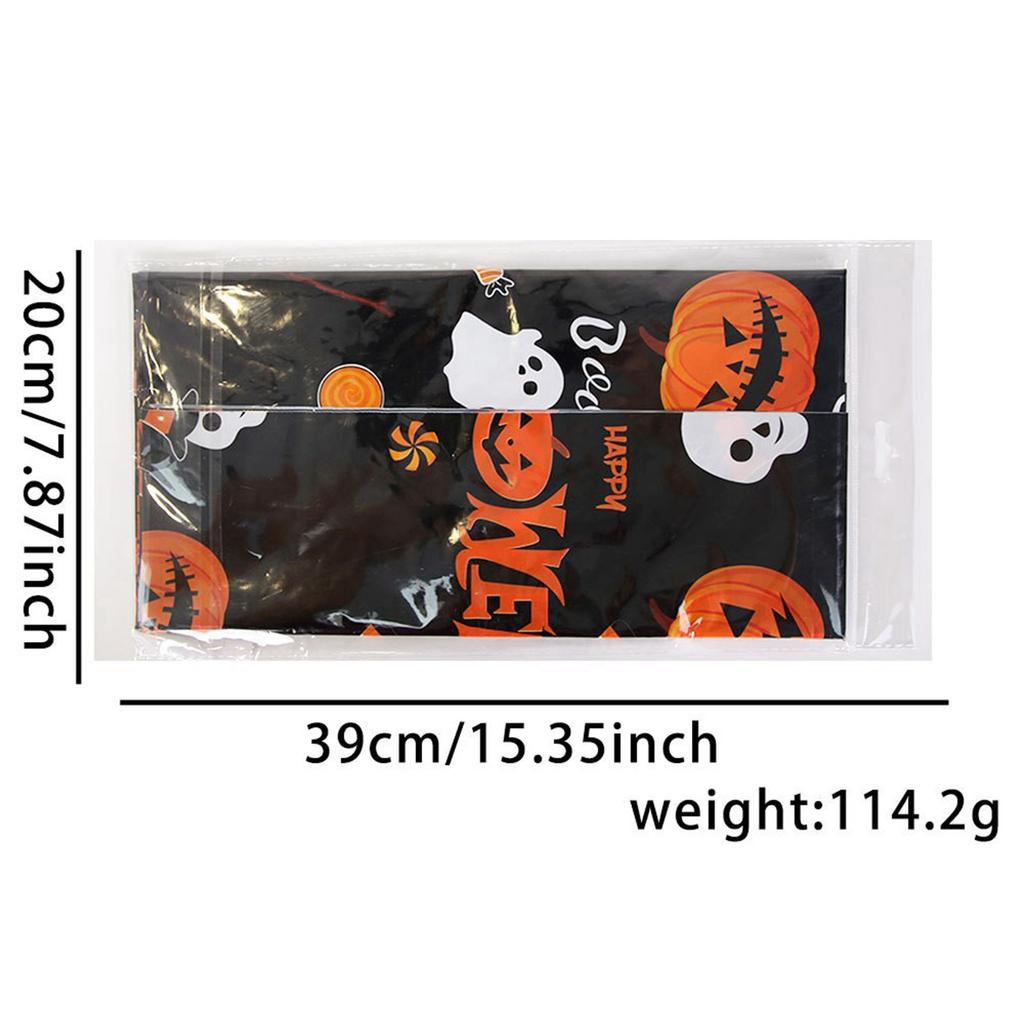 Хэллоуинская декоративная скатерть, одноразовая водонепроницаемая, для праздничного стола с десертами, скатерть для украшения стола.