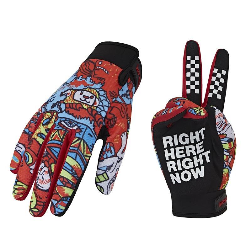 Cloth Gloves Men's and Women's Motorcycle Riding Equipment Touch Screen Wear-resistant Gloves