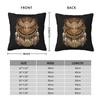Native American Beadwork Owl Mandala Square Pillowcase Cushion Cover Pillow Case Throw Pillow Cover for Home Bedroom Car