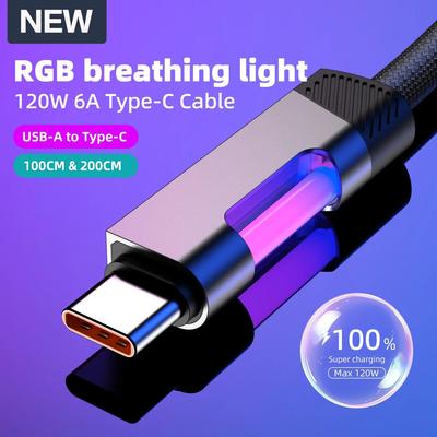 100 Вт 5 А Кабель для передачи данных USB Type C Сверхбыстрая зарядка Кабель USB C — USB C Для Samsung Xiaomi Кабель для зарядки телефона с быстрой зарядкой