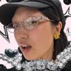 1/2Pcs Punk Oval Shades Rhinestone Glasses Women Men Exaggerated Y2K Retro Eyewear Stainless Steel Oval Metal Frame Eyeglasses