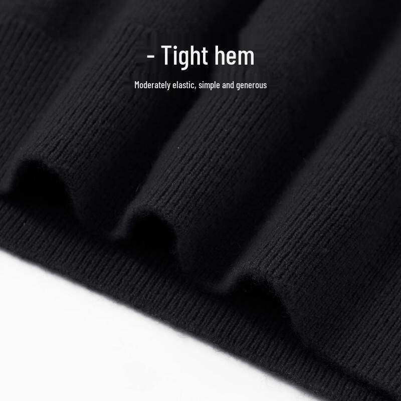 Hodo Men's 100% Lambswool Heavyweight Turtleneck Sweater