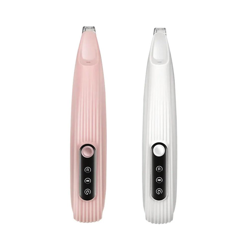 Электрический триммер для стрижки домашних животных для собак со светодиодной подсветкой, водонепроницаемый, для ног и ушей, с низким уровнем шума, для кошек и мордочек домашних животных K7K8