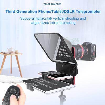 Bestview T3 Обновленный Смартфон Планшет DSLR Камера Телесуфлер Суфлер с Пультом Дистанционного Управления Кольцо Адаптера Объектива Поддерживает