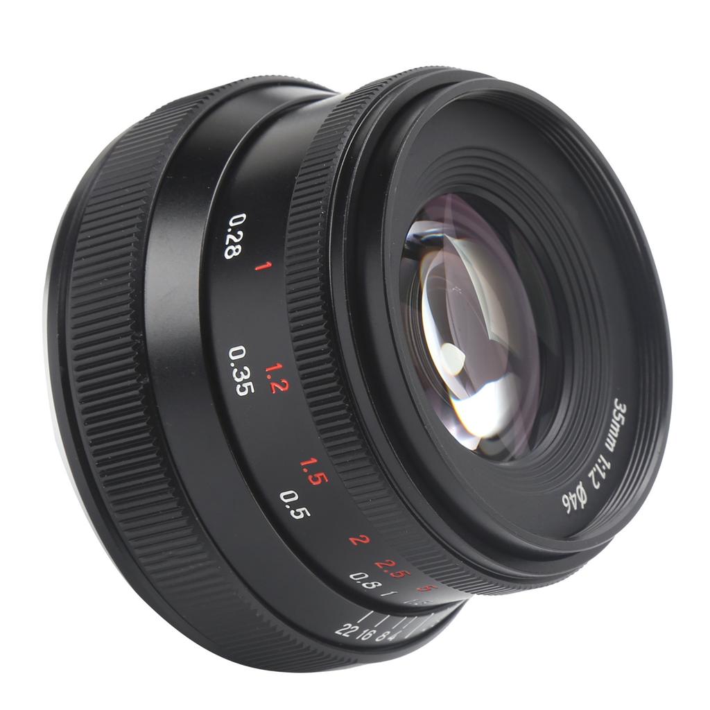 7Artisans 35mm F1.2 II Large Aperture Lens for Fujifilm XT4XS10XT3XT30 FX Camera