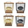 Coffee Pod Holder, Coffee Pod Basket Organizer Cup with Lid ,Metal Coffee