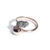 Mezmic Magic Cognac Diamond Skull Ring