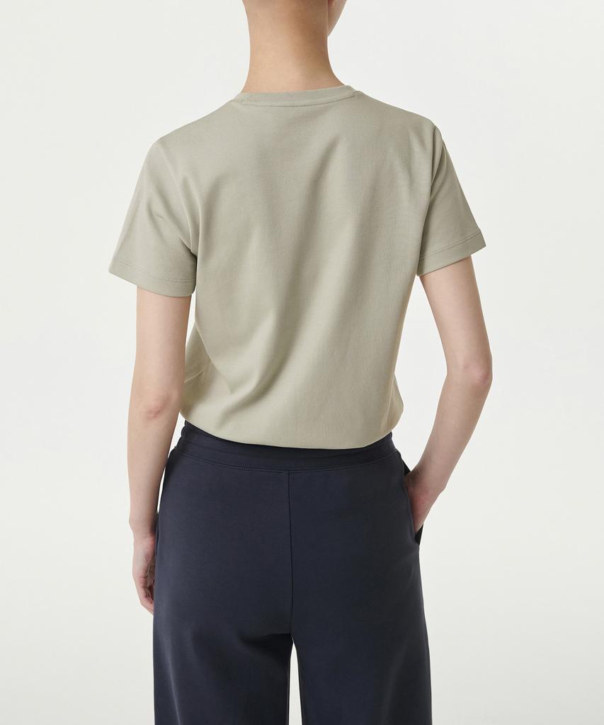 MUSINSA STANDARD WOMAN Women'S Basic Crew Neck T-Shirt [Sage]